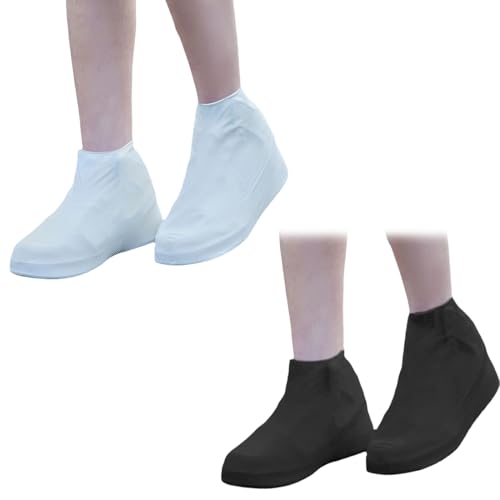 NHPY 2 Paia Copriscarpe impermeabili, Copri scarpe per pioggia, Copriscarpe moto, Copriscarpe pioggia, Copertura scarpe antipioggia, Taglia L