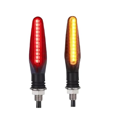 Clignotants LED pour moto feux avant arrière de haute précision 24 LED ambre rouge