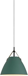 ITOSUI Lámpara Colgante de Metal Colorida para Comedor, Moderna lámpara Colgante Estilo Granja para Isla de Cocina, lámpara Colgante rústica Sencilla, lámpara Colgante Retro Vintage (Verde, 36 cm)