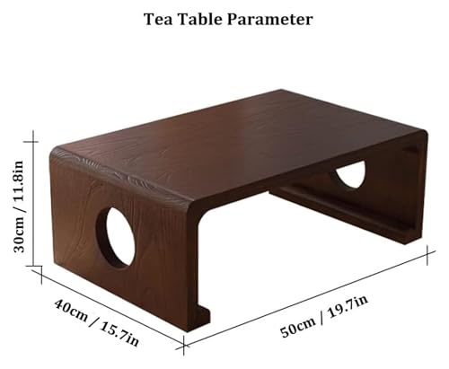 Table basse japonaise pliante pour optimiser les petits salons
