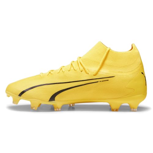 PUMA Mens Ultra Pro Firm GroundArtificial Ground Lace Up Soccer Cleats Cleated, Firm Ground - Yellow - Size 8.5 M3
