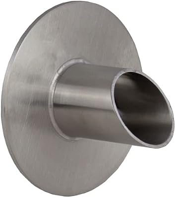 Waverly 1.5" Round Water Spout Scupper Spillway for Pool, Pond, Fountain, Water Feature - Stainless Steel