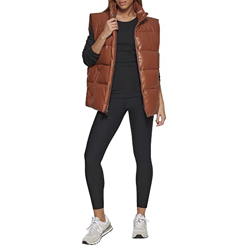 Levi's Womens Vegan Leather Puffer Vest2