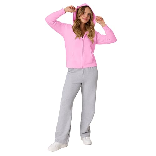 Hanes Women's Hoodie, EcoSmart Fleece Full-Zip Hoodie, Zip-Up Hooded Sweatshirt for Women - 6