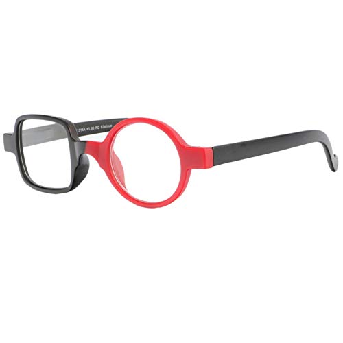 Lunettes Loupe Originales Rouges et Noires Rondes Cuply - Homme Cover
