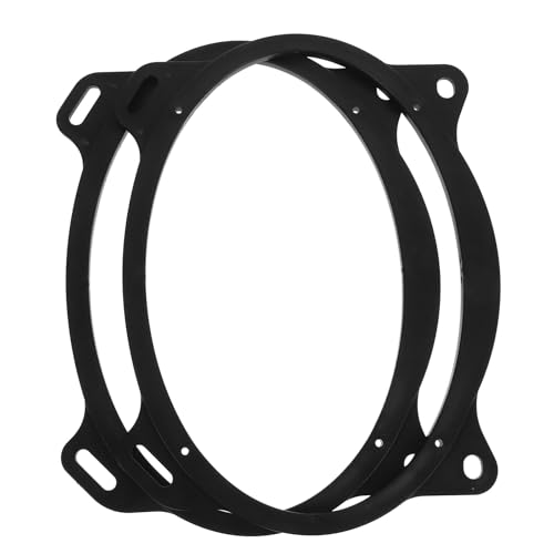 UTHCLO 2個 車用スピーカーアダプターリング プラスチック製スピーカースペーサー 車載音響アクセサリー 滑らかな表面と精密カット設計 簡