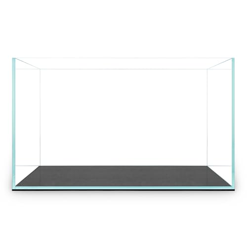 Aqua Worx Standard 20 Gallon Rimless Aquarium - Clear Glass Space Saving Tank - 23.62 x 11.81 x 14.17 inches