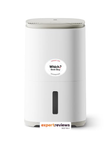 MeacoDry Arete® One 25L Warm Pebble Dual Dehumidifier & HEPA Air Purifier | Controls Humidity & Removes Excess Moisture in Large Houses, Ultra-Quiet, Low Energy, Prevent Damp & Mould, 5x Year Warranty