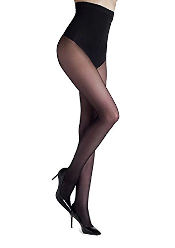 Image of MARILYN Body Shaper Thong High Waist Control Top Pantyhose