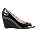 Bandolino Women's Tufflove Wedge Pump, Black Patent, 003, 9