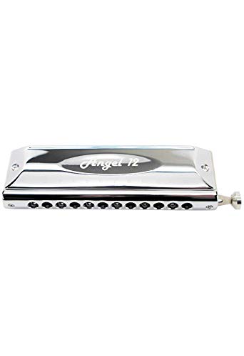 Harmo Angel 12 Chromatic Harmonica, Key Of G - Professional Quality #TOP6