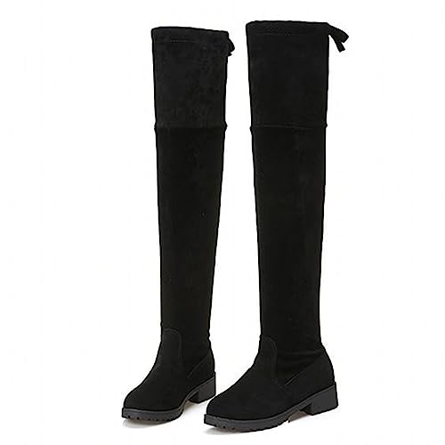 Image of JM LOOKS women Fashion Solid Heels Long Boots Over Knee High Boots Pull On Heels Stylish For Womens & Girls