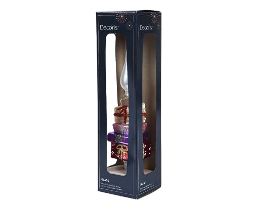 Árbol de Navidad de cristal multicolor Kaemingk de 29 cm para su salón 3