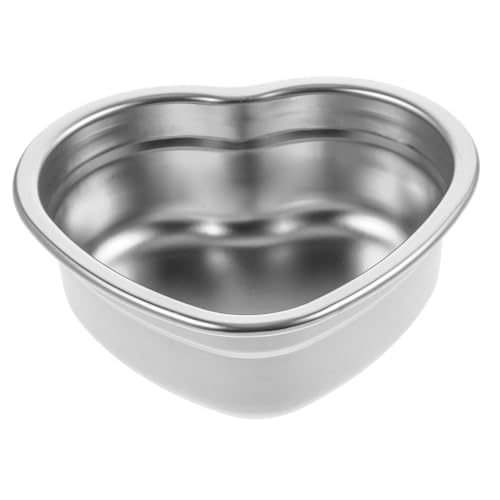 PERSELOSO ステンレス製ハート型スナックプレート 軽量耐久 ポータブルフードトレイ キャンプ 用 小皿 おしゃれ食品サービング皿 再利用可能