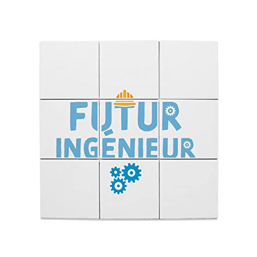 Carreaux céramique sciences 20x20 cm pour bureau d'ingénieur