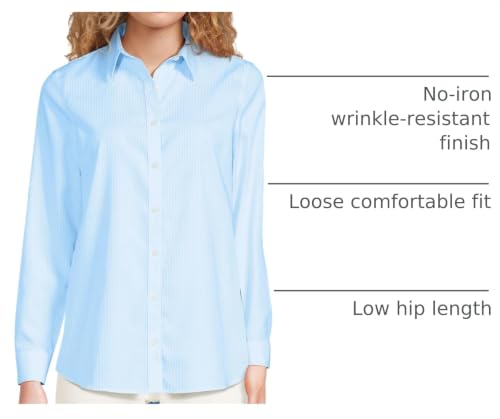 Image of Lands' End Women's Pinwale Cord Long Sleeve Shirt
