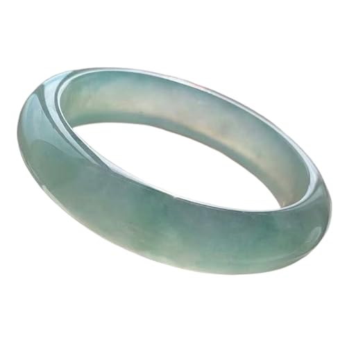 Jonc en jade émeraude fleur flottante, le cadeau parfait pour femme