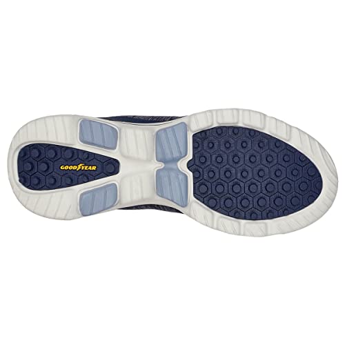 Skechers Women's Go Walk 5 Arch Fit Golf Shoe Sneaker, Navy/Blue, 8