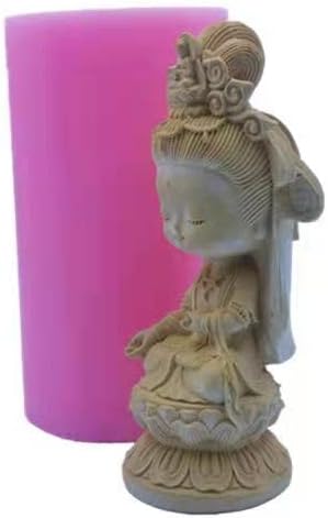 Miniatura 4 de Redxin Buddha - Molde de silicona hecho a mano, velas de jabón, yeso, cemento, resina, pegamento hecho a mano