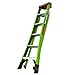 Little Giant Ladders, King Kombo, Professional, 6 Ft. A Frame, 10 Ft. Extension, Single Hinge, Fiberglass, Type 1AA, 375 lbs Weight Rating, (13906-001)