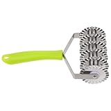 Ciieeo Praktischer Pizzaroller aus Edelstahl mit Kunststoffgriff Spülmaschinenfest als Haushalts Pizza Werkzeug für Zuhause 1 Stück