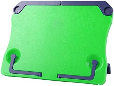 IEASEsd File Sorters Portable Reading Stand Books Stand Recipe Shelf Folding Holder Cookbook Holder Organizer Bookend for Music Score Recipe Tablet (Color : Green)