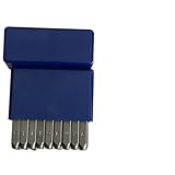 Helilyco 27 Stück für robustes Stahl-Stempel-Set, Kohlenstoffstahl, Buchstaben, Zahlen, Metallmarkierungsstempel, DIY-Schmuck, Leder und Industrieteile, mit Hartschalenkoffer