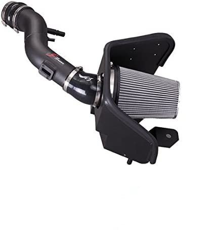 AF Dynamic Black Cold Air Filter Intake Systems with Heat Shield 2011-2014 Compatible With Mustang 3.7L V6