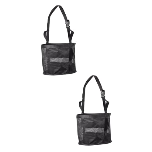 LIOOBO 2 Unidades bolsa de malha para alimentação de cavalos líquido saco de comida de cavalo saco d