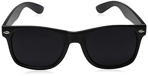 zeroUV - Matte Black Horn Rimmed Sunglasses2