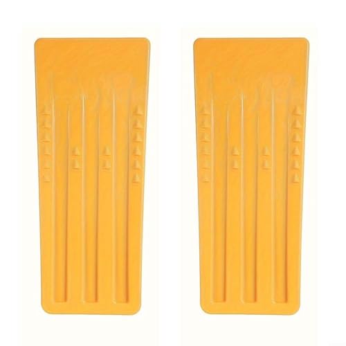EXTRWORY 2er-Pack Baum-Fällkeile, verstärkter Kunststoff, Kettensägen-Zubehör, für Baumfällhilfe, 12,7 cm, 19,1 cm
