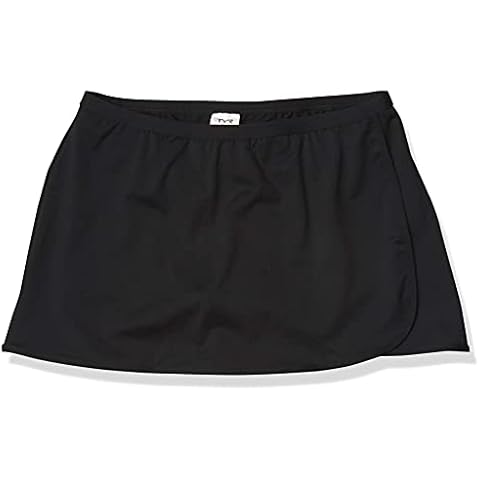 TYR Damen Solids Female Skort einfarbig, Rock, schwarz, 6 Cover