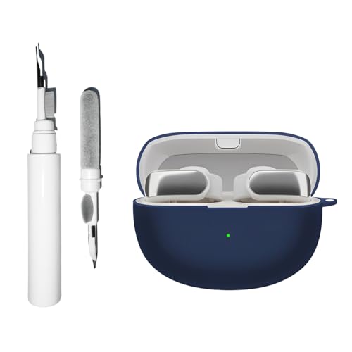 [3 in 1] JUNENTER �V���R���P�[�X Bose Ultra Open Earbuds �Ή��ABose Open Ear Wireless Earbuds �p�\�t�g�ی�J�o�[�A�N���[�j���O�L�b�g�L�[�`�F�[���t��