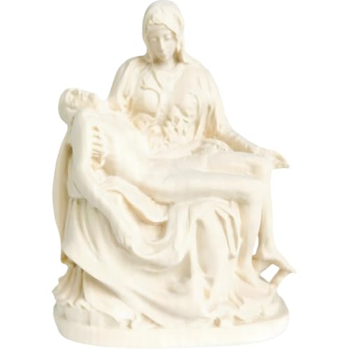 Piété de Michelange en bois peint main Dolphes 18cm Val Gardena