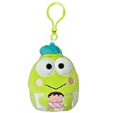 Squishmallows Squishmallow Keroppi 3.5 inch Clip-On Plush, Hello Kitty and Friends, Small