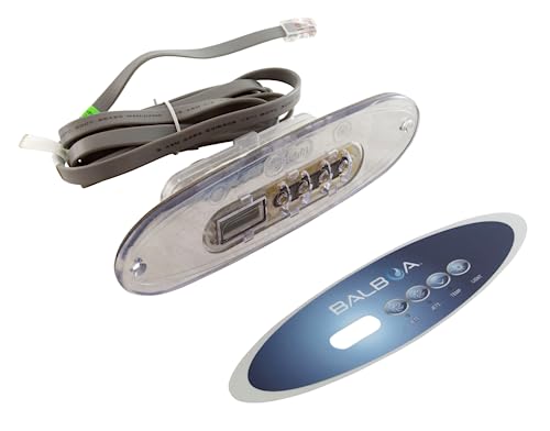 Balboa Water Group 55049KIT MVP260/VL260 Topside w/ 4 Buttons- Jets/Jets/Temp/Light