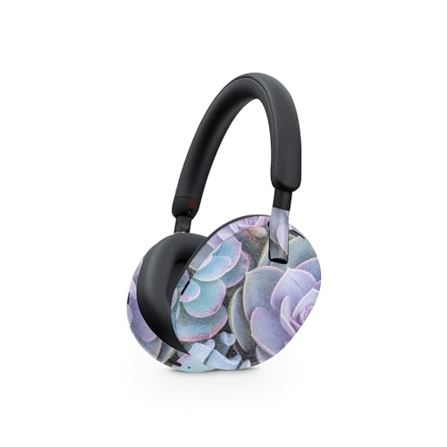 Image of MightySkins Glossy Glitter Skin Compatible with Sony WH-1000XM5 Headphones - Succulent | Protective, Durable High-Gloss Glitter Finish | Easy to Apply, Remove, and Change Styles