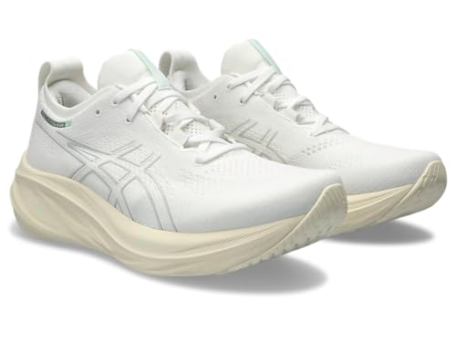 Image of ASICS Mens Gel-Nimbus 26 White /White Running Shoe - 11 UK (1011B794.101)