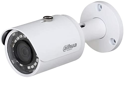 Dahua IPC-HFW1230S-S4 – Telecamera IP Bullet 2 MP/H.265+/30 Fps/Obiettivo da 2,8 mm/Angolo di 105/IR di 30 m/IP67/PoE/DWR/HLC