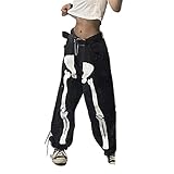 Match: Y2k Fashion Baggy Denim Hosen können leicht mit Crop Tops, T-Shirt, Leibchen, Pullover, Pullover, Sweatshirts, Hoodies, Jacke, Cardigan usw. kombiniert werden. Y2k Fashion E-Girls Vintage Baggy Jeans, Hervorhebung der Beinlinie, verlängert Proportionen, wird Ihre neue Liebe.