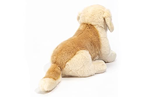 Teddy Hermann 92746 Hund Golden Retriever 30cm sitzend, Kuscheltier mit idealem Recyclinganteil (Füllmaterial)