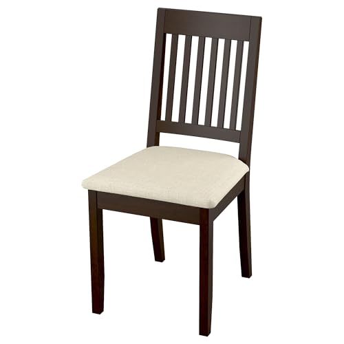 Chaise NÄSINGE marron et beige pour vos repas en famille
