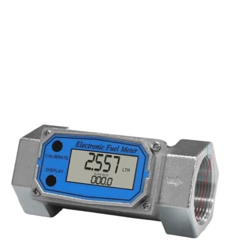 Débitmètre d'eau électronique 1.5 pouce avec affichage LCD et capteur étanche