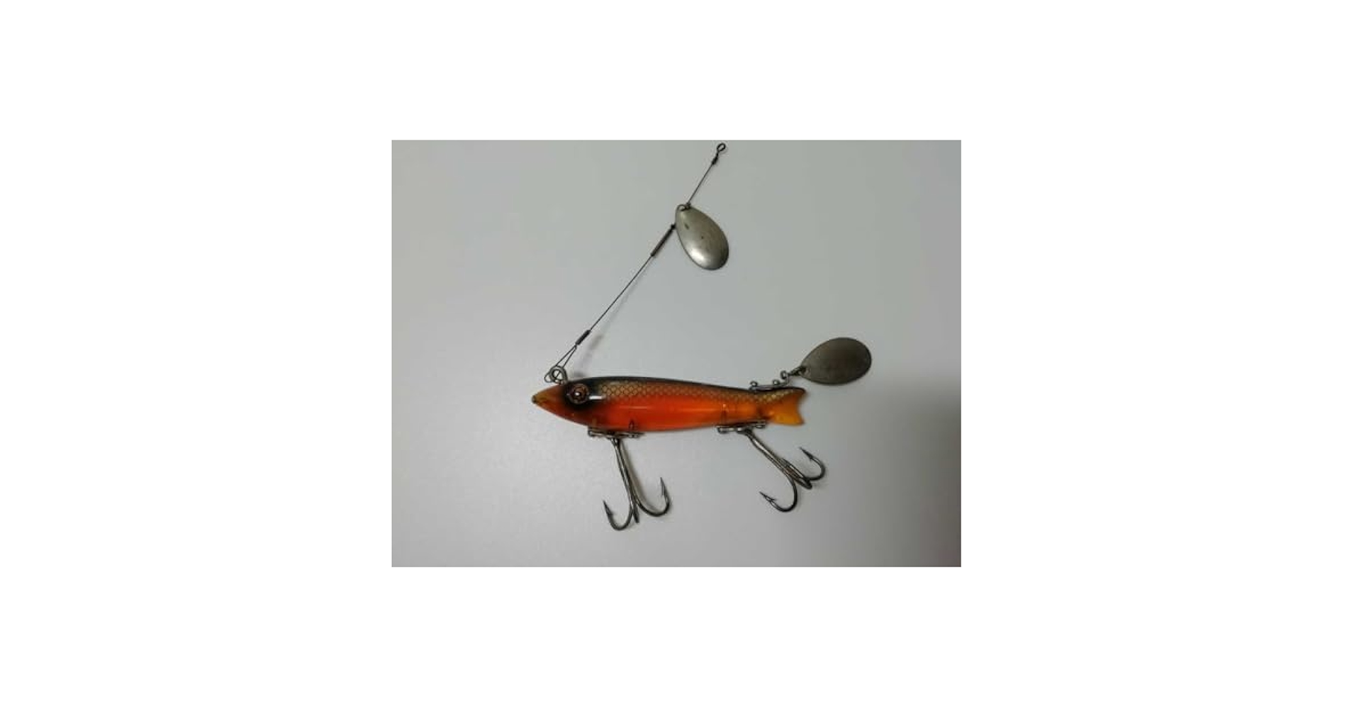ヘドン　DOWAGIAC SPOOK Vintage Heddon Dowagiac Spook Minnow Antique Fishing Lure