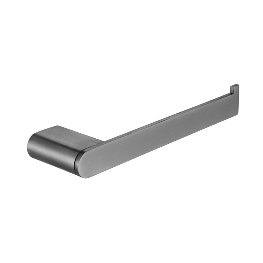 Akcesoria łazienkowe Gun Gray 304 ze stali nierdzewnej wieszak na ręczniki podwójny drążek wieszak na ręczniki stojak do przechowywania, Gun Gray, pierścień na ręczniki