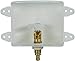Water-Tite 87969 Square Ice Maker Outlet Box - Quarter-Turn Brass Valve, 1/2-Inch ASTM F1807 Connection, White Plastic