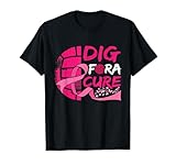Photo Gallery dig for a cure breast cancer awareness pallavolo rosa maglietta Photo Gallery dig for a cure breast cancer awareness pallavolo rosa maglietta