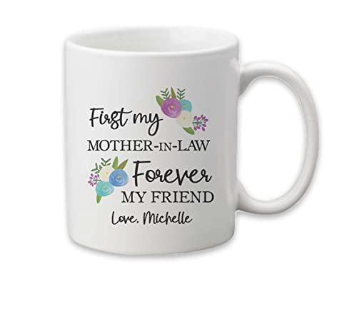 Taza personalizada para madre del novio miniatura 1