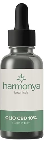 Harmonya - Olio Cbd 10% Puro Made In Italy - Olio Di Canapa Certificato - Naturale - 10 Ml - 4