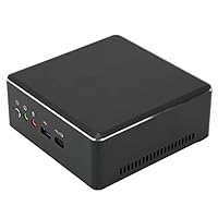 Kudoo Mini-Desktop-Computer, Mini-PC für Windows 10, Zweikern Radeon Vega 3 Grafik, Gigabit-ethernet, Dual-Ausgang, 2.4 GHz bis 3.3 GHz HD 4K Mini-kompaktcomputer(EU-8GB DDR4+128GB SSD)